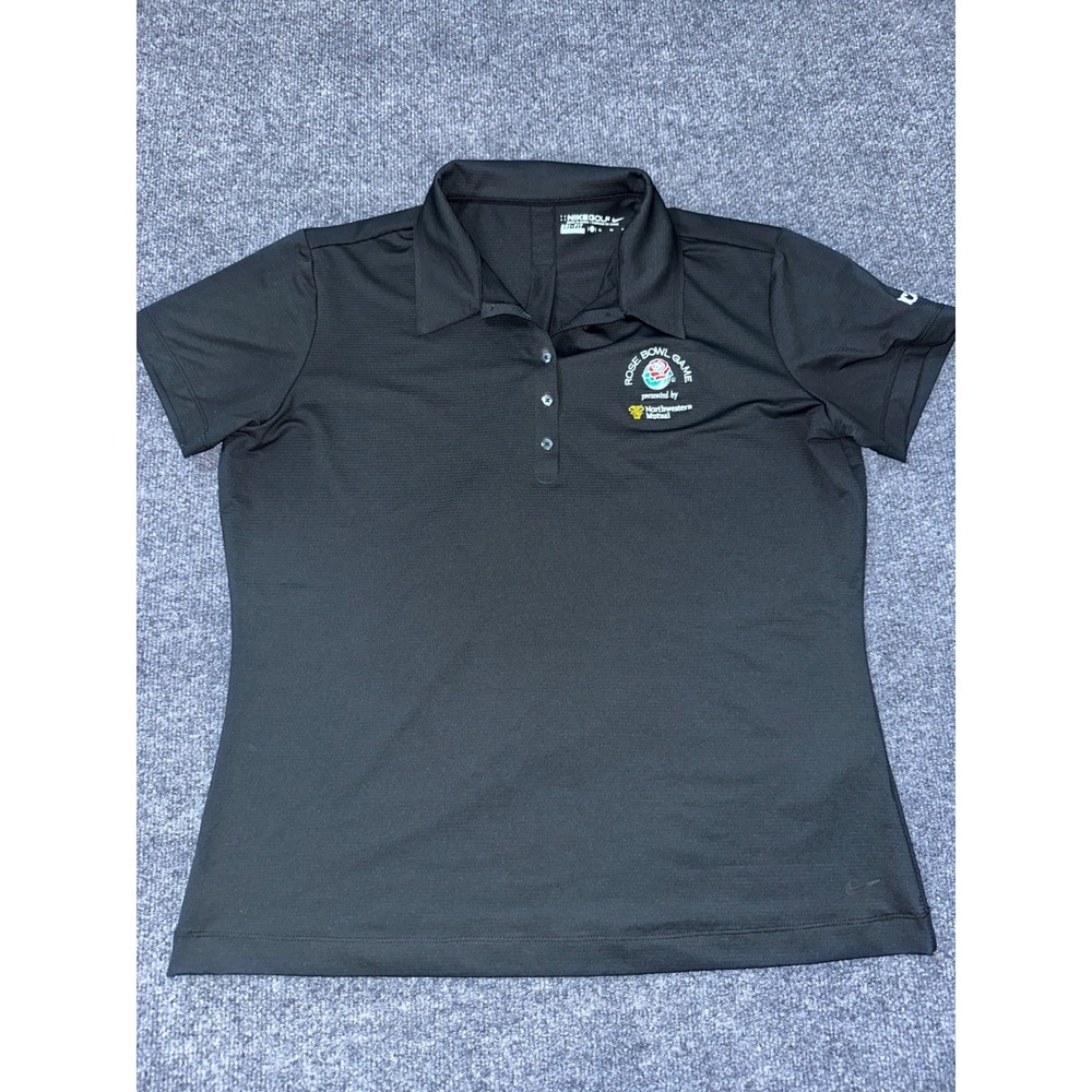 Nike Golf Dri-FIT Polo Womens XL Rose Bowl Game NCAA Northwestern Mutual
